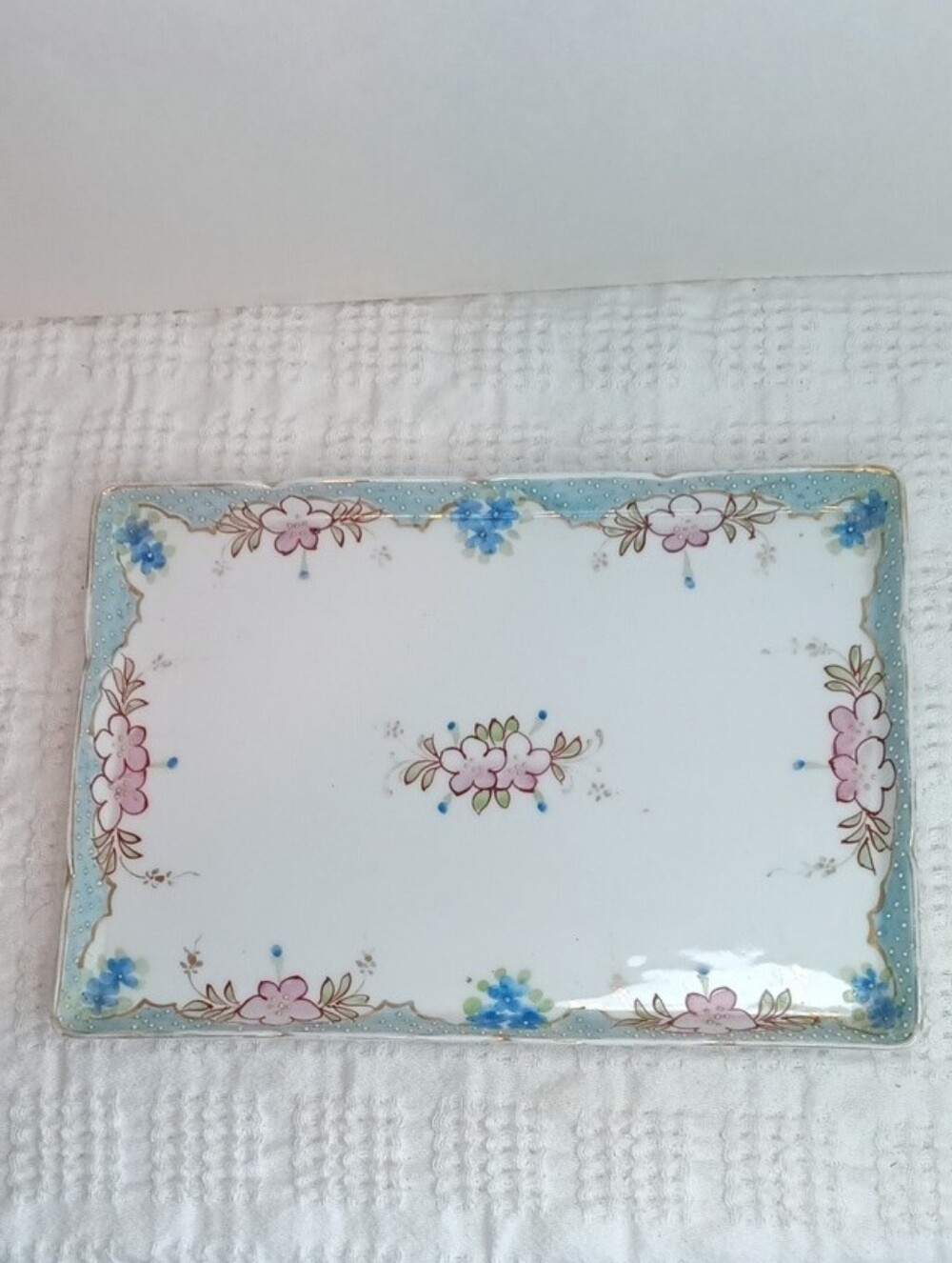 Vintage Nippon Porcelain Dresser Tray